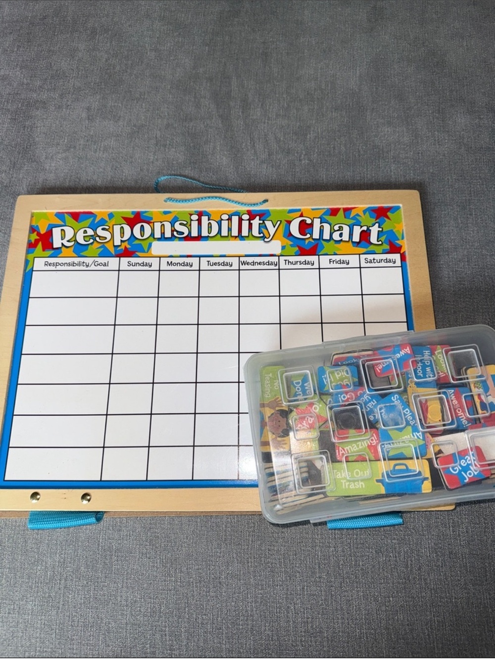 Melissa & Doug Magnetic Responsibility Chart Kids Board